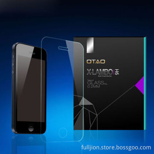 0.2mm 0.33mm round angle 2.5D curved edge tempered glass screen protector for iPhone 5/5c/5s